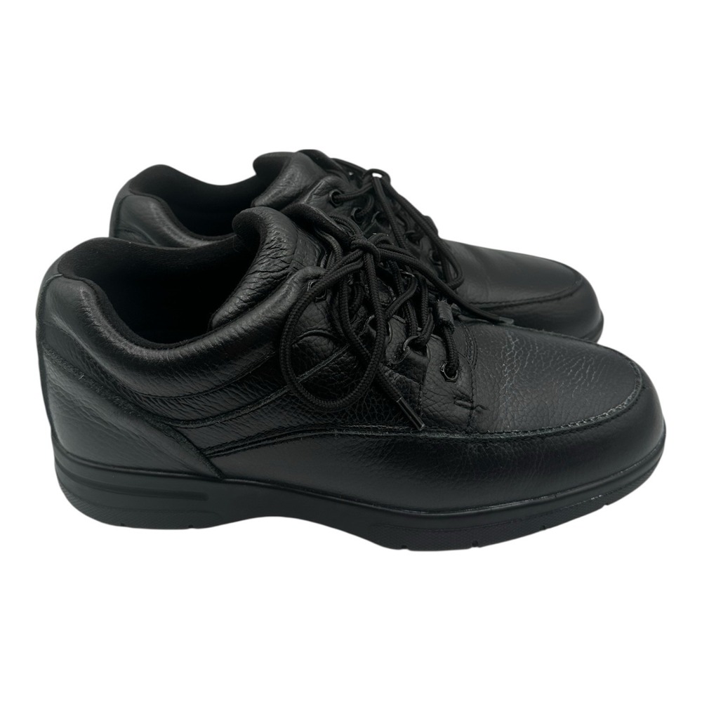 Drew Traveler Shoes Mens Sz 10.5 M‎ Black Pebbled Leather Walking Orthopedic